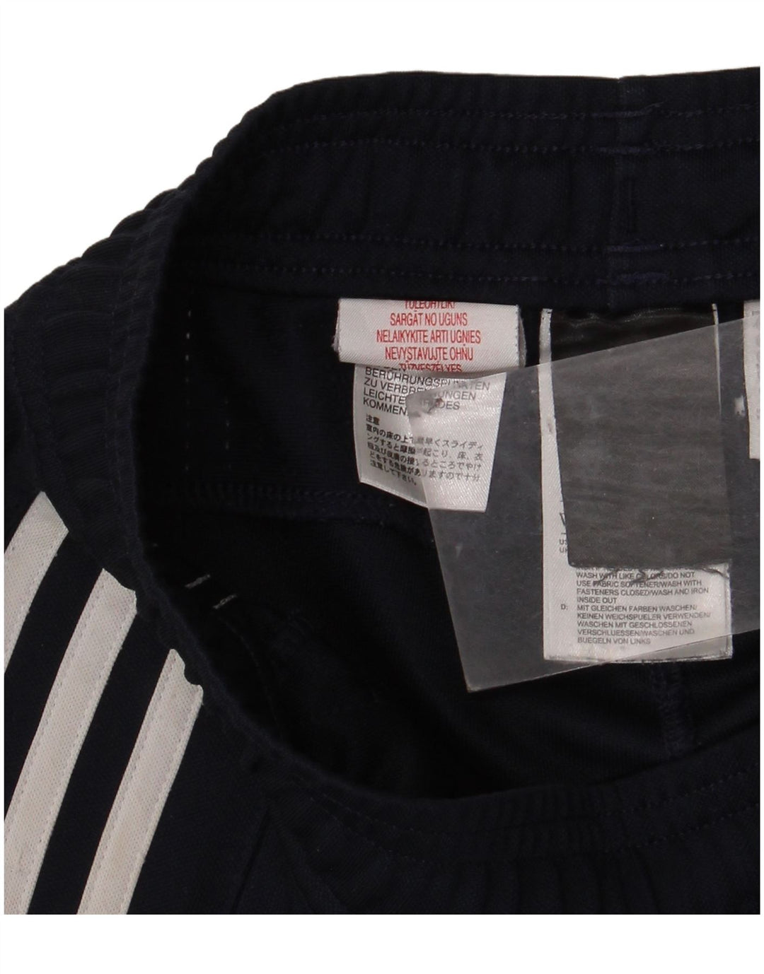 Pantalon de survêtement Adidas garçon 9-10 ans bleu marine polyester