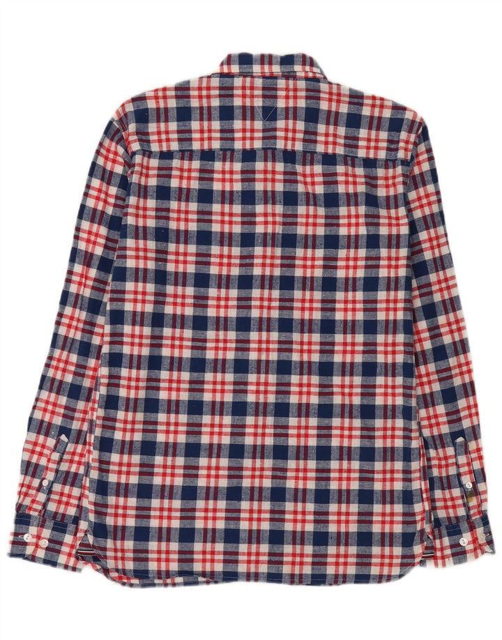 Tommy Hilfiger Chemise Garçon 15-16 ans Bleu Carreaux Coton