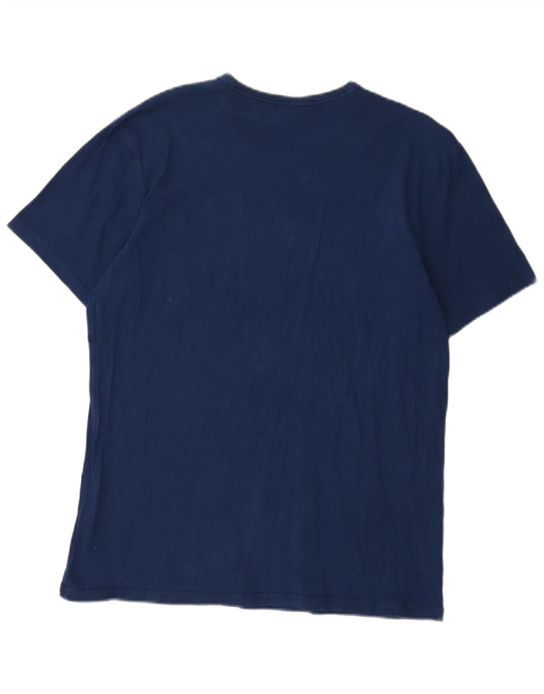 Calvin Klein T-Shirt Graphique Homme Bleu Marine Moyen Coton