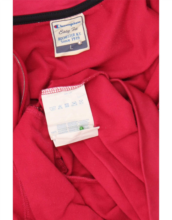 Champion Veste de survêtement Easy Fit pour femme UK 14 Large Rose Polyester