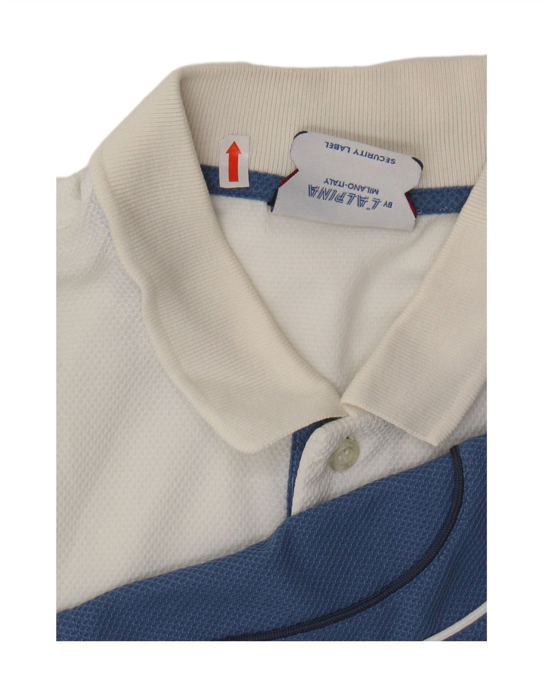 AUSTRALIAN L'ALPINA Polo Homme IT 56 3XL Blanc Colorblock Polyester