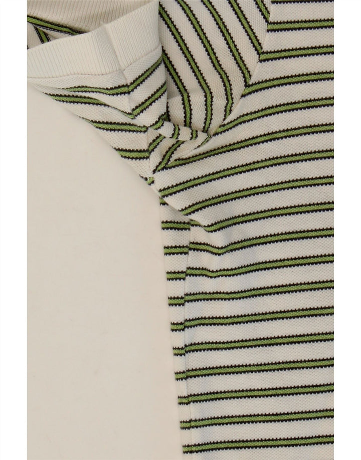 FRED PERRY Polo Homme Petit Blanc Rayé Coton