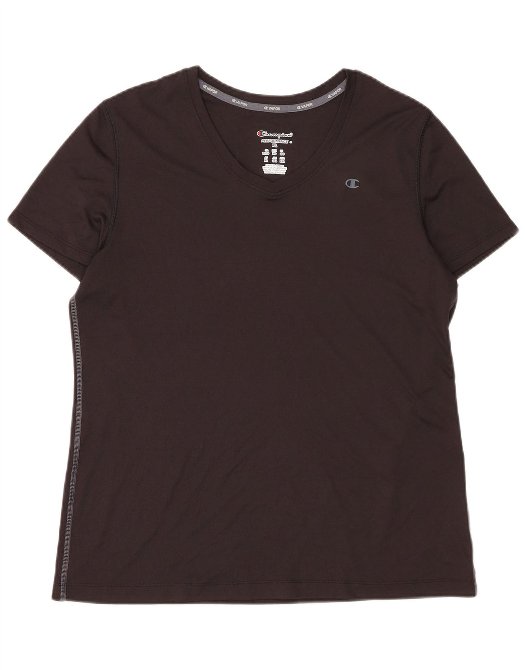 Champion T-Shirt Femme Top UK 18 XL Noir Polyester