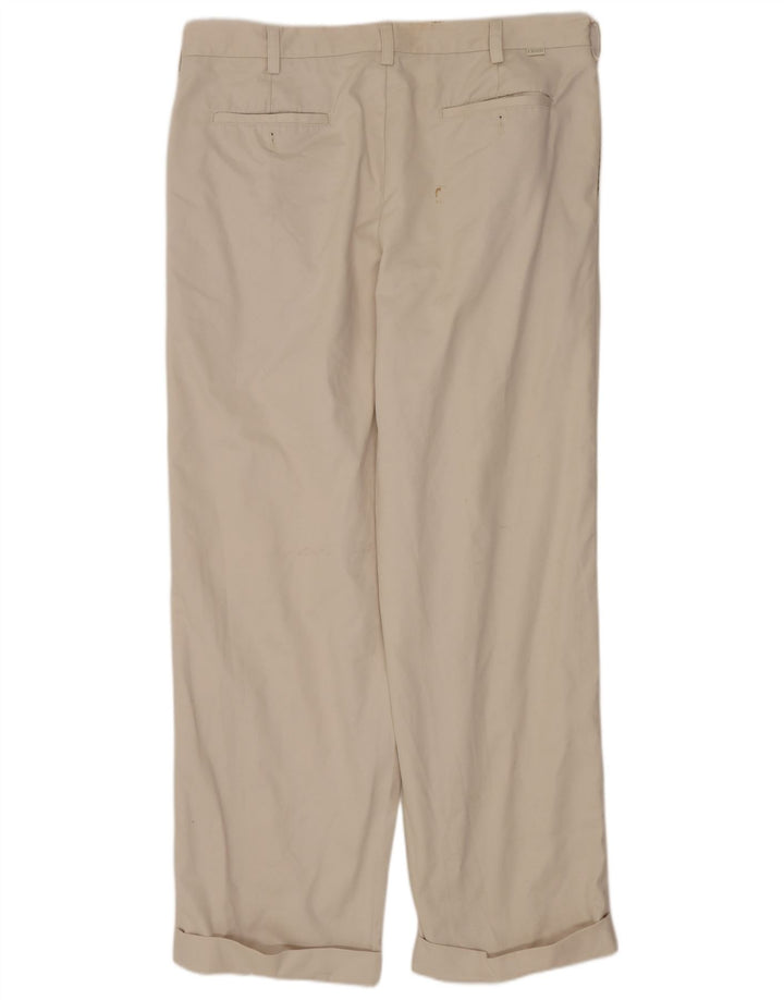 IZOD Pantalon Chino Homme W36 L32 Beige Coton