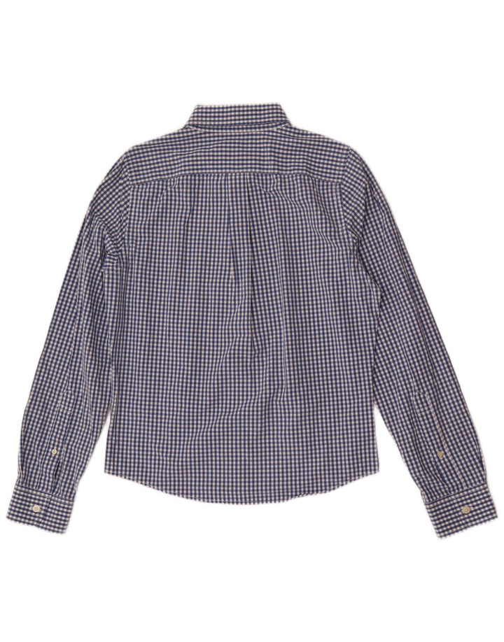 Abercrombie & Fitch Chemise musclée pour homme Petit vichy bleu