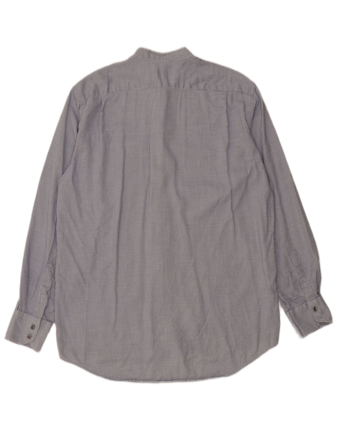 Lacoste Chemise à carreaux pour homme Taille 40 Bleu moyen Pied-de-poule Coton Classique