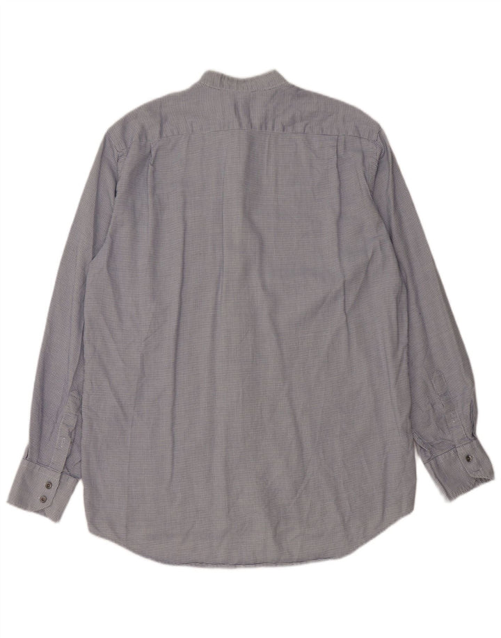 Lacoste Chemise à carreaux pour homme Taille 40 Bleu moyen Pied-de-poule Coton Classique