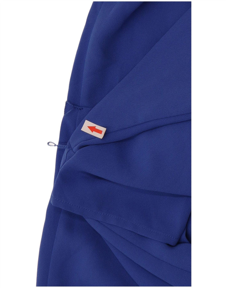 Oasis Robe fourreau à manches 3/4 pour femme UK 8 Petit Bleu Polyester