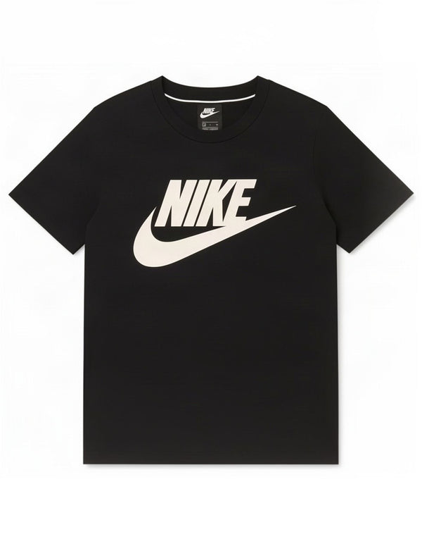 Nike T-shirt graphique pour femme UK 10 Petit Noir