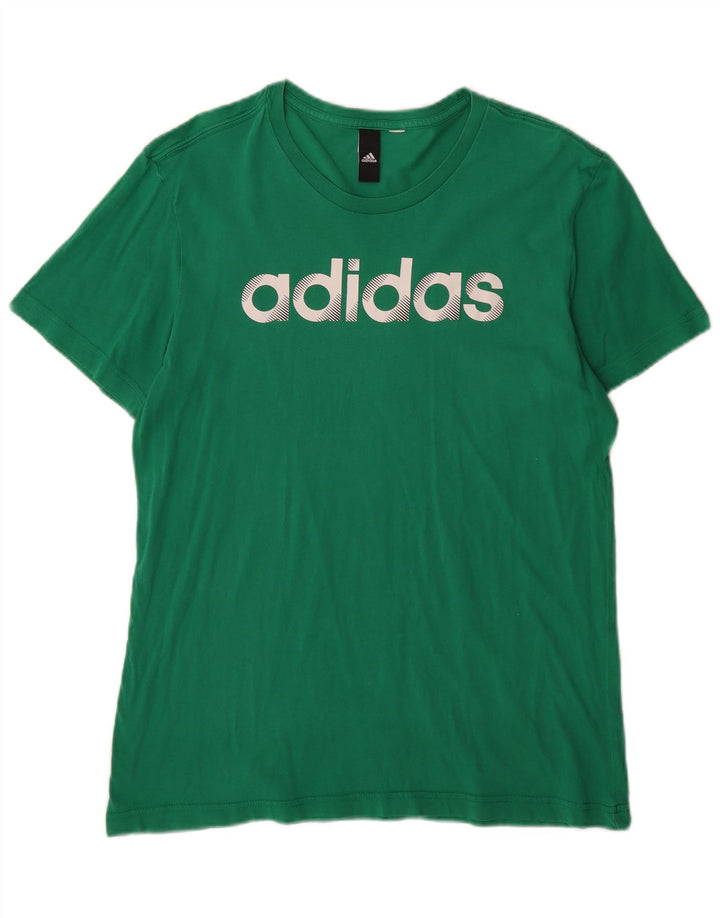 Adidas T-Shirt Graphique Homme Vert Moyen