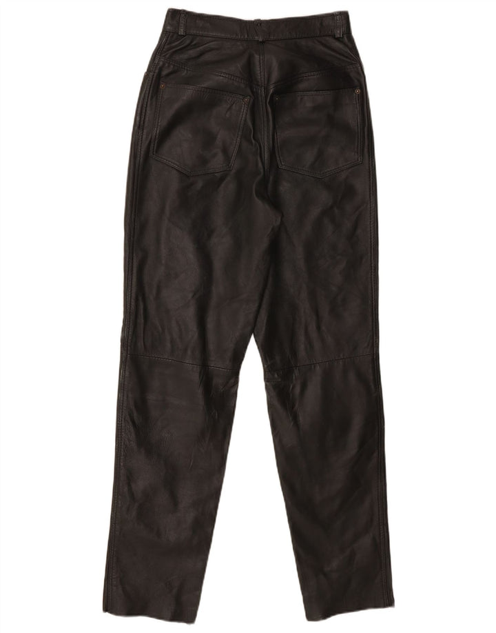 Conbipel Pantalon Cuir Taille Haute Homme W26 L29 Cuir Noir