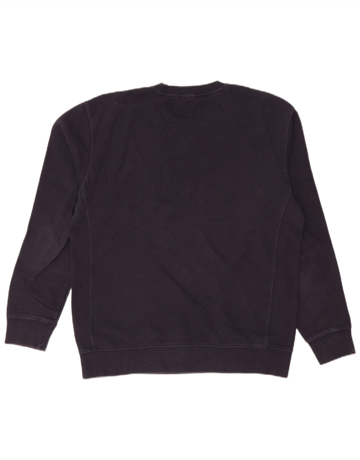 LEE Sweat-Shirt Regular Fit Homme Bleu Marine Moyen
