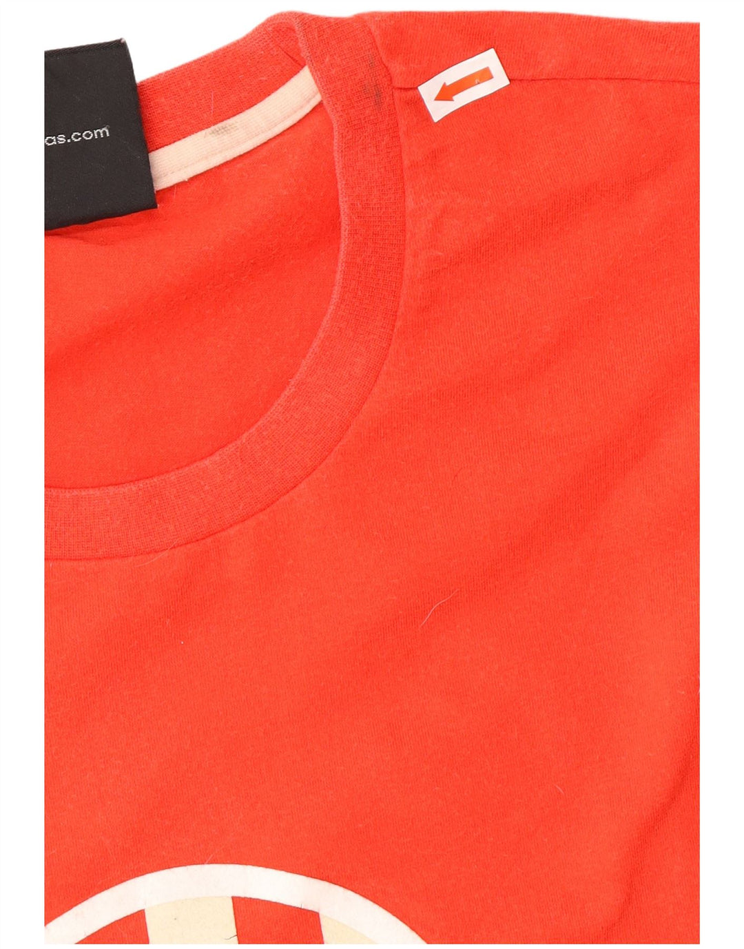 ADIDAS Haut graphique à manches longues pour homme en coton color block rouge moyen