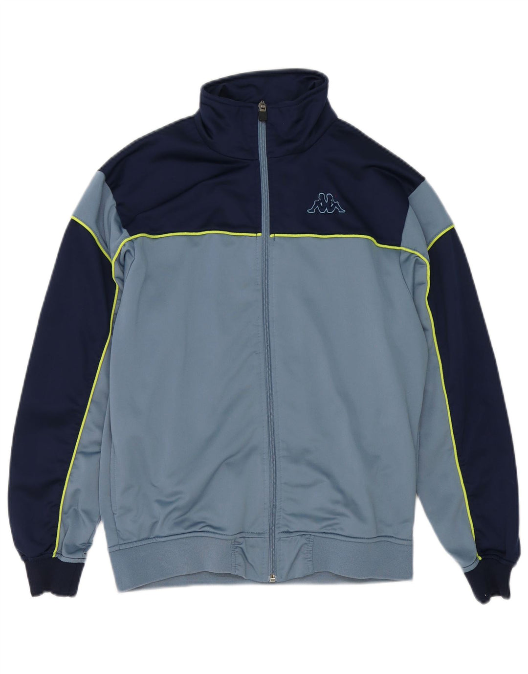 Kappa Veste de survêtement pour homme Petit Bleu Polyester Colorblock
