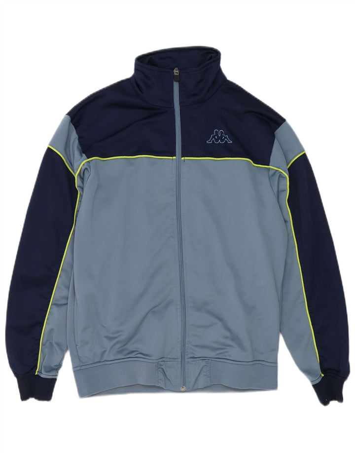 Kappa Veste de survêtement pour homme Petit Bleu Polyester Colorblock