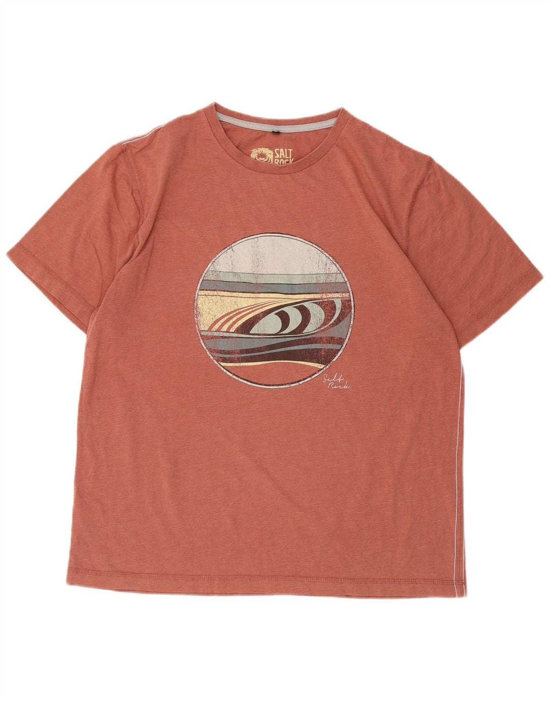 Saltrock T-Shirt Graphique Coupe Classique Homme Orange Moyen