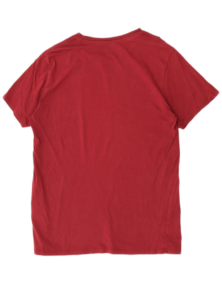 Levi's T-Shirt Graphique Homme Rouge Large Coton
