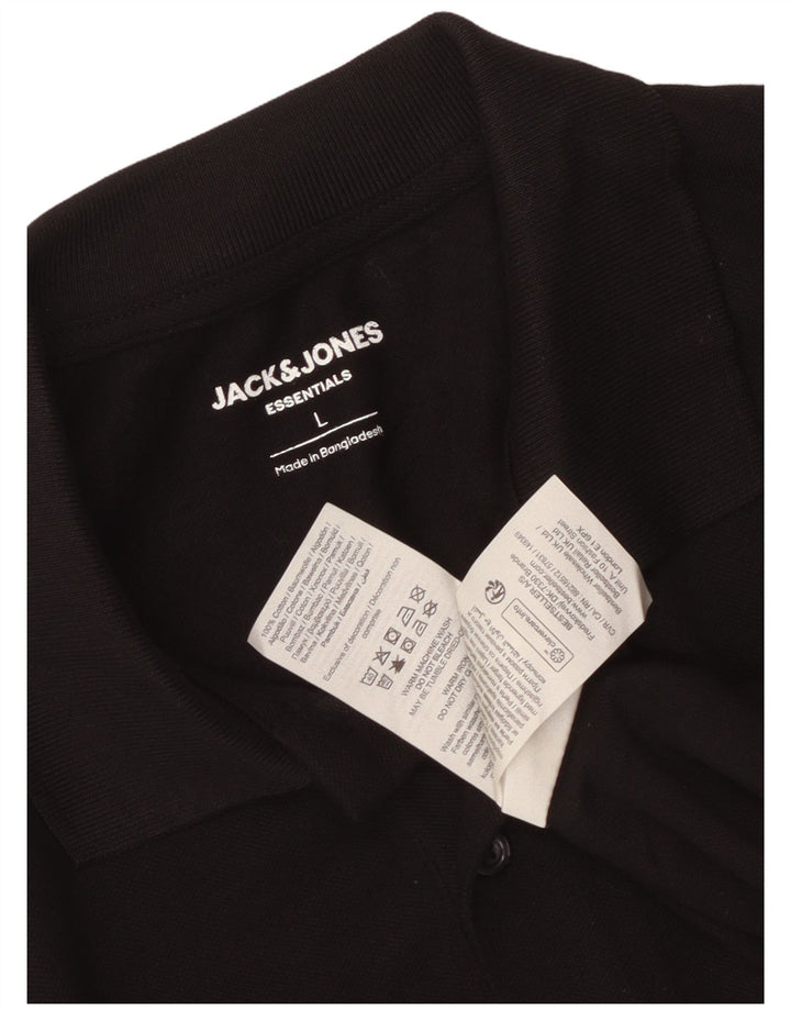 Jack & Jones Polo Homme Grand Noir Coton