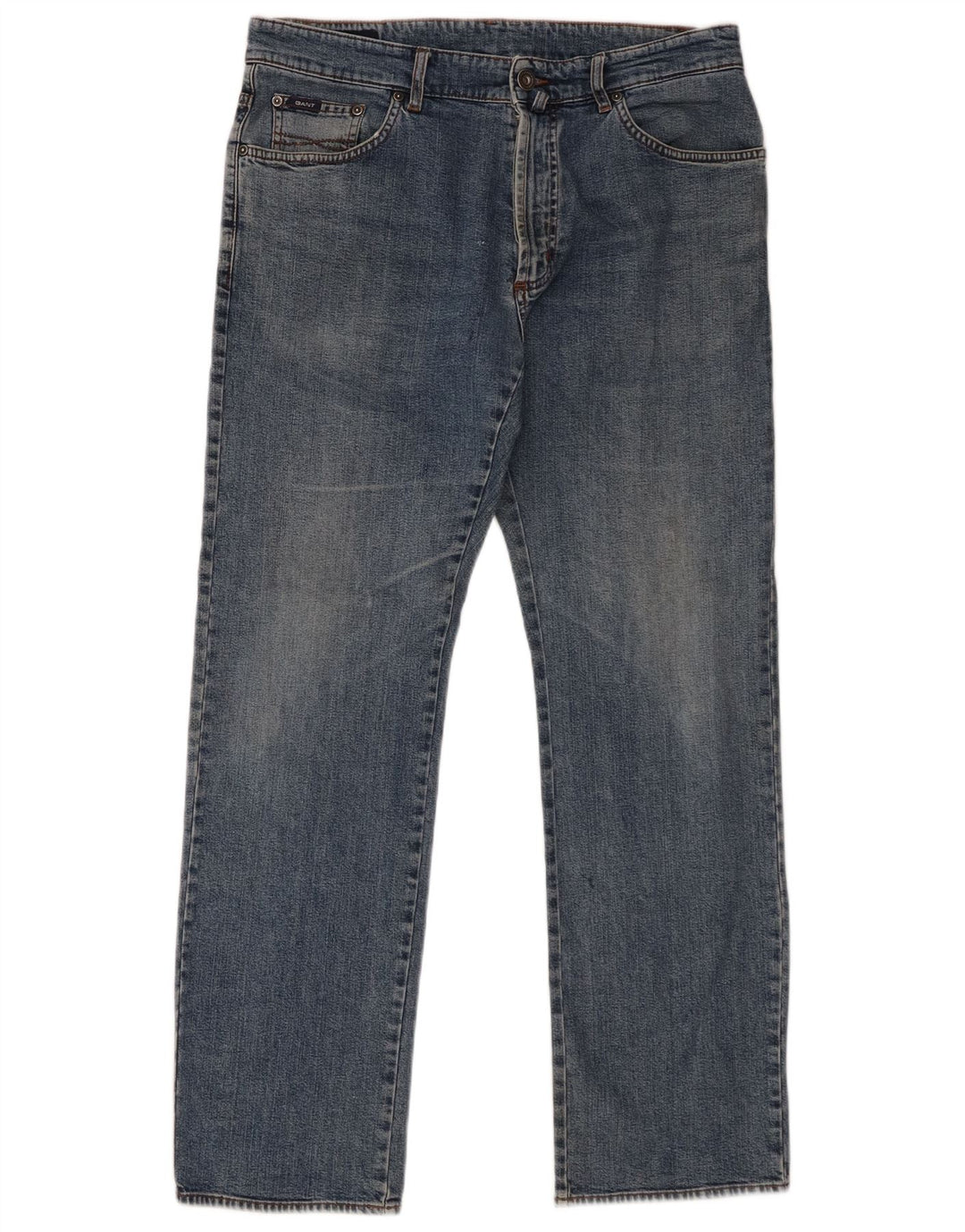 Gant Jean droit homme W34 L32 bleu coton