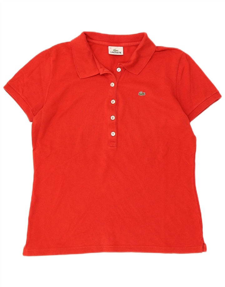 Lacoste Polo Femme Taille 44 Grand Coton Rouge