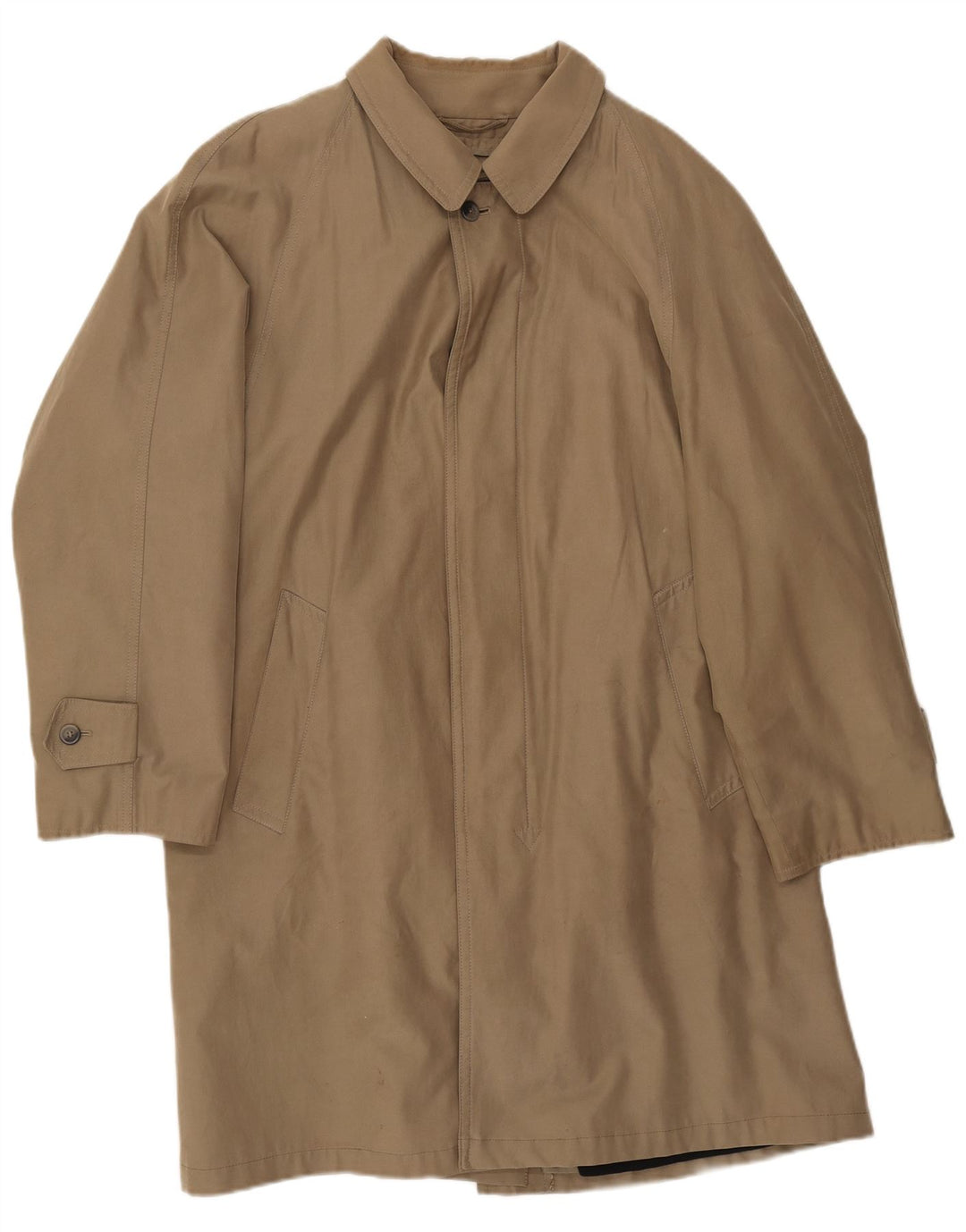 Jaeger Manteau coupe ample pour homme UK 38 Coton beige moyen