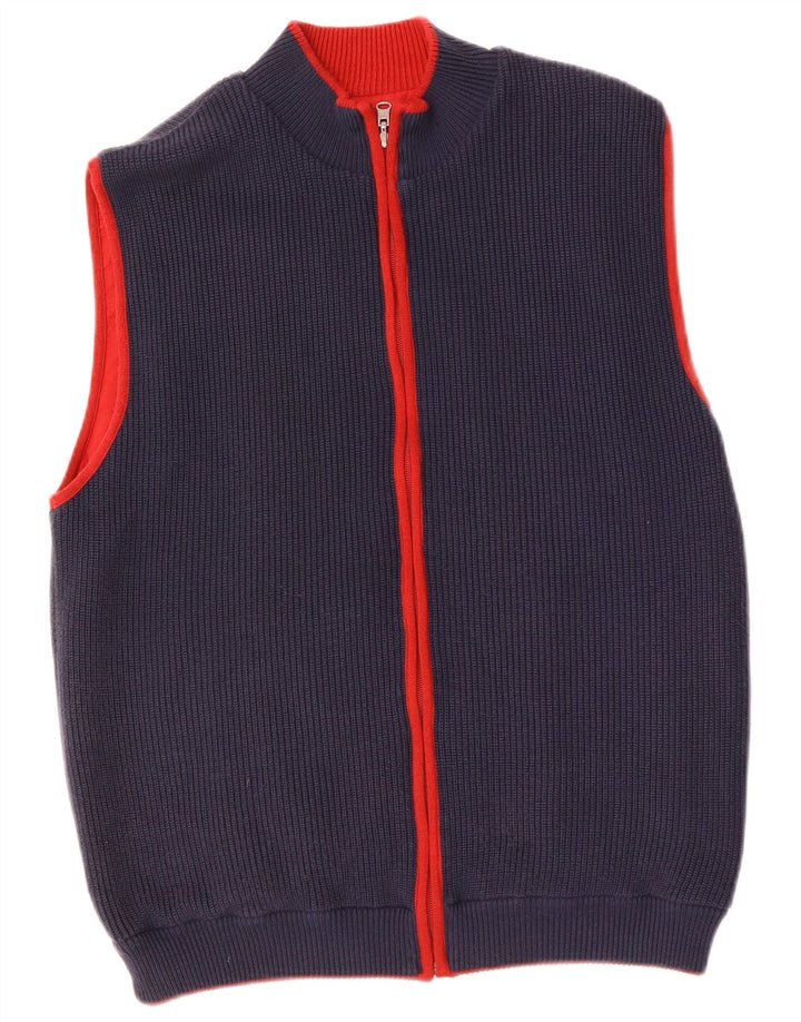 BOGGI Gilet Réversible Homme IT 52 XL Rouge Polyacrylique