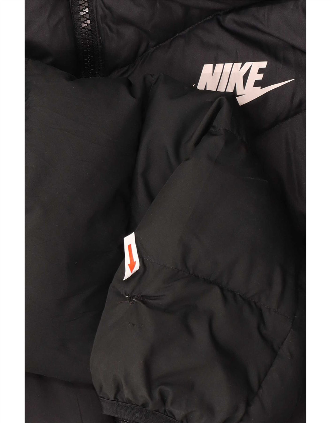 Veste matelassée à capuche Nike pour hommes UK 38 Polyester noir moyen