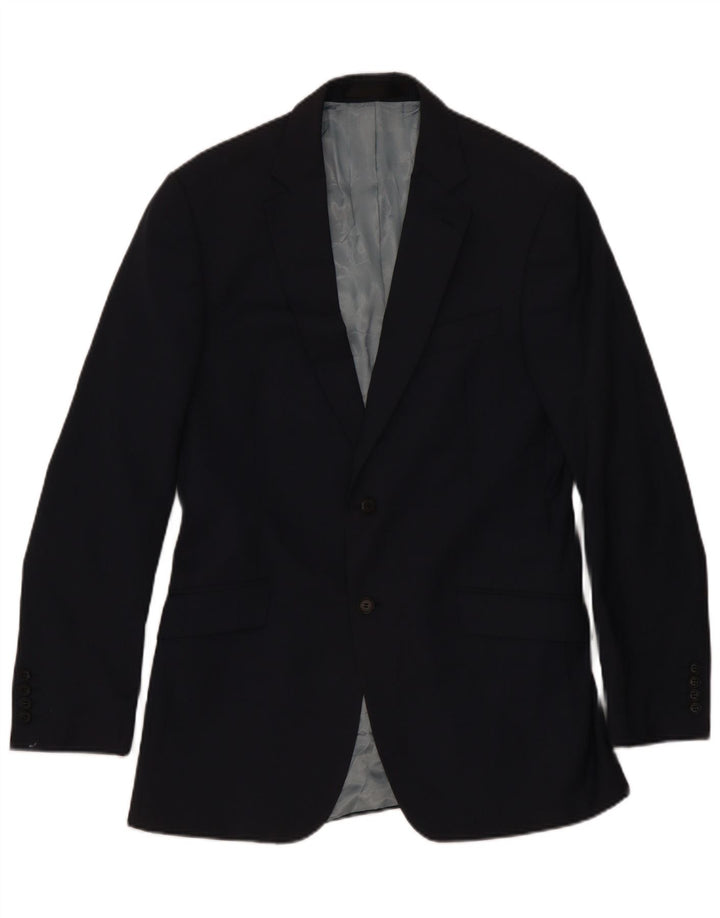 Marks & Spencer Veste blazer à 2 boutons pour homme UK 40 Bleu marine moyen classique