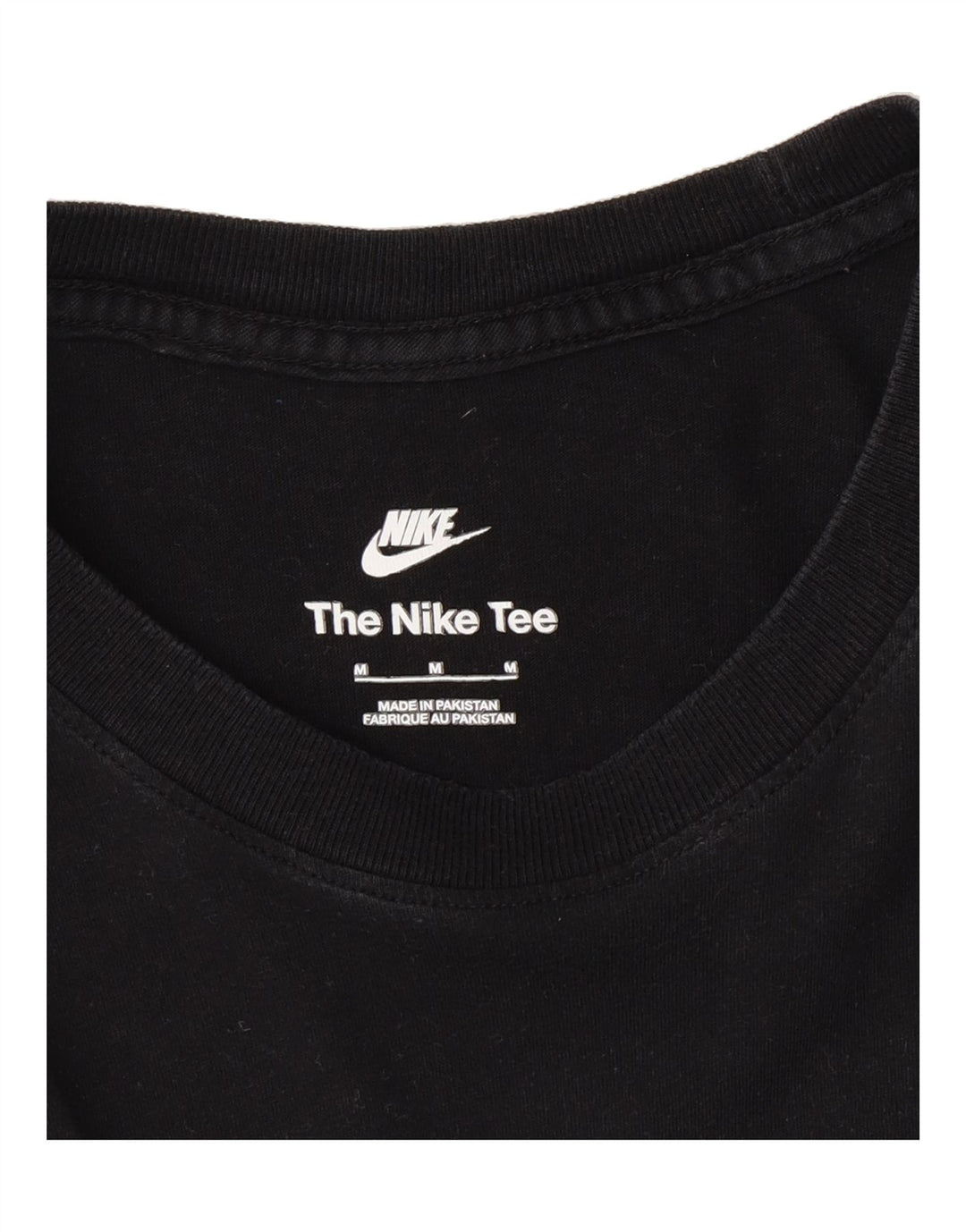 NIKE Mens Graphic T-Shirt Top Medium Black Cotton Vintage Nike and Second-Hand Nike from Messina Hembry 