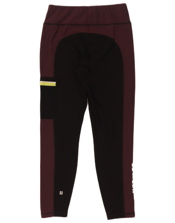 Sweaty Betty Leggings graphiques pour femmes UK 12 Medium Black Colourblock