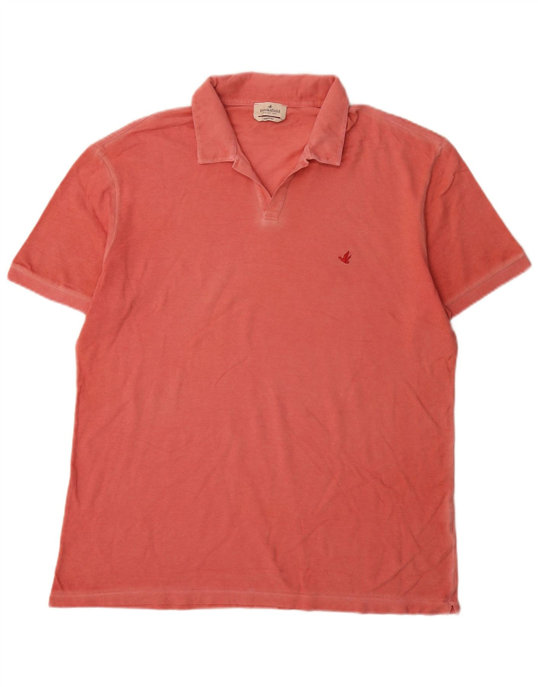 Brooksfield Polo Homme IT 52 Large Rouge
