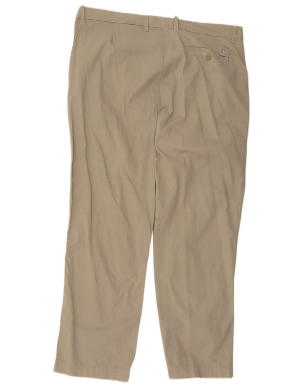 Marks & Spencer Pantalon Chino Droit Blue Harbour Homme W42 L31 Kaki