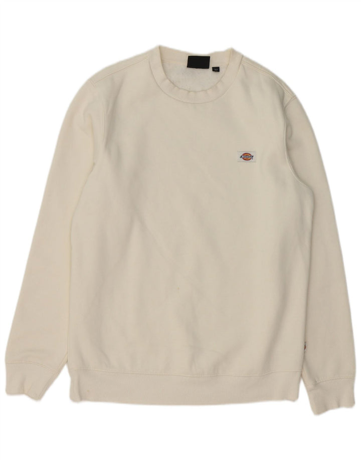 DICKIES Sweat-Shirt Homme Blanc Cassé Moyen Coton