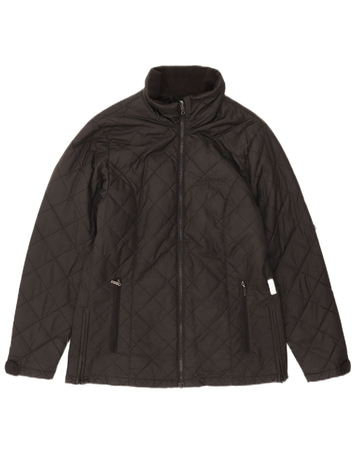 Schoffel Veste matelassée surdimensionnée pour femme UK 10 Small Noir Polyester