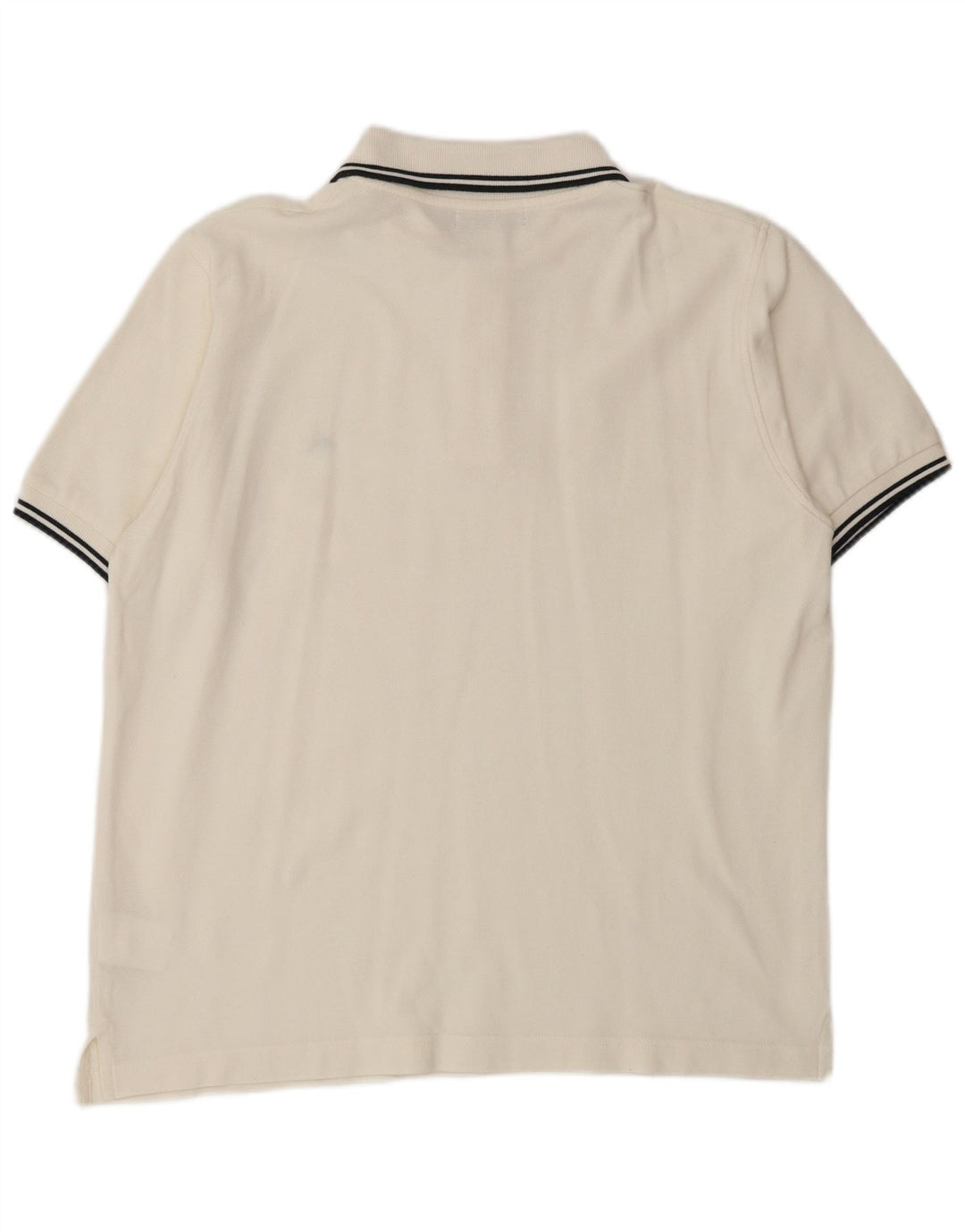 SEVENTY Polo Homme Blanc Cassé Moyen Coton