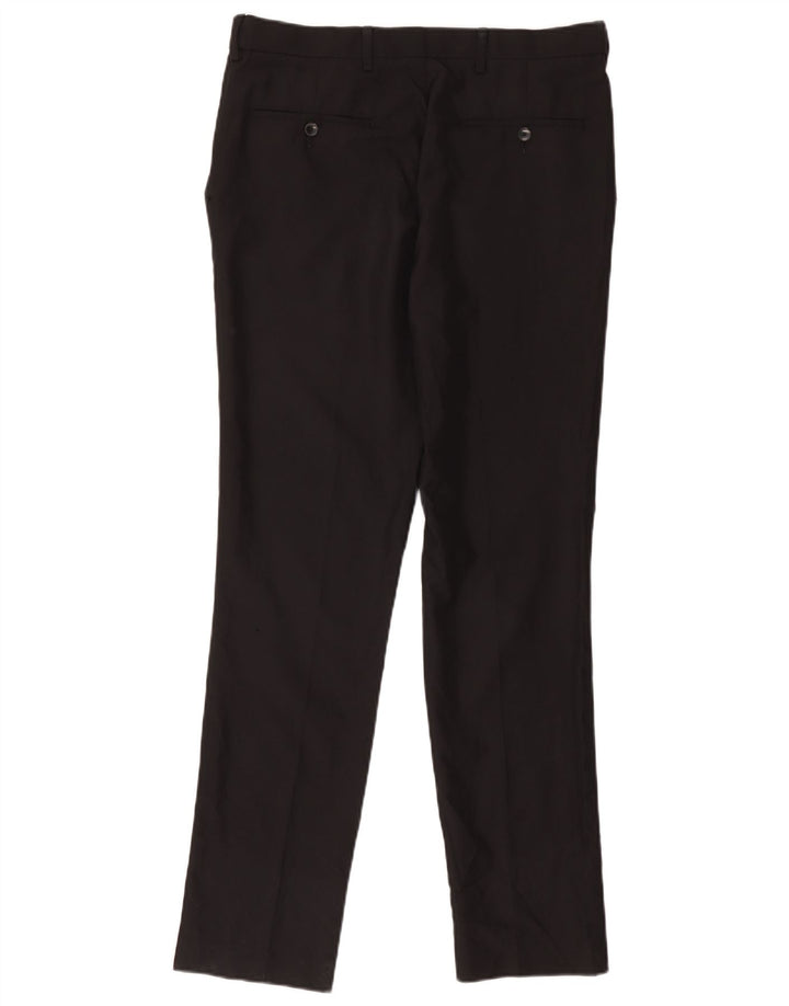 Marks & Spencer Pantalon Chino Slim Homme W34 L33 Noir Polyester