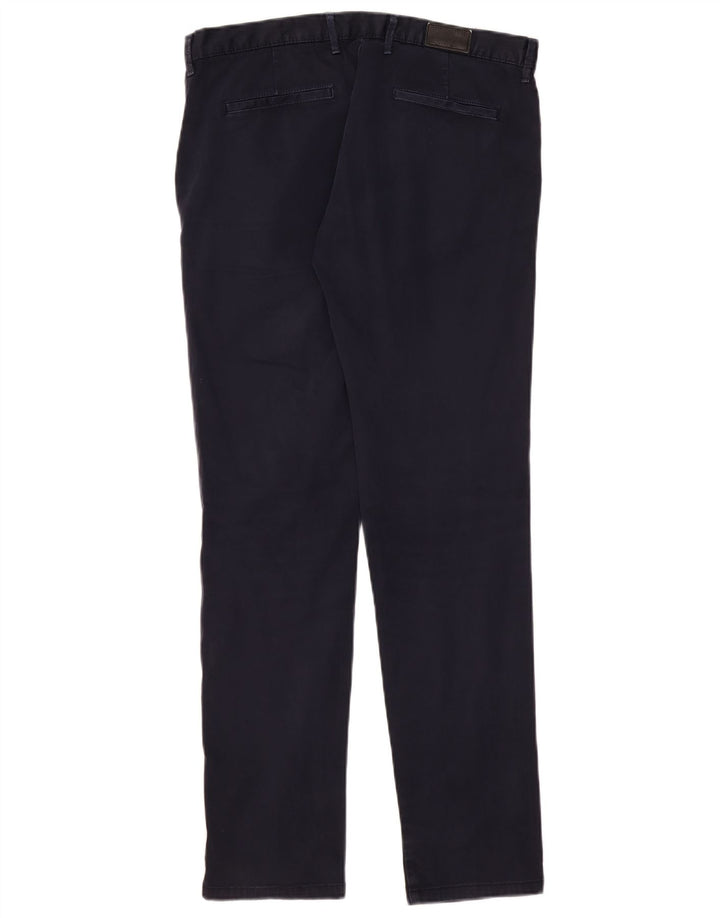 ZARA Pantalon Chino Slim Homme EU 40 Medium W31 L32 Bleu Marine