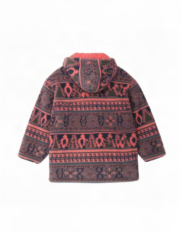 Santo Stefano Veste coupe-vent à capuche pour femme UK 14 Medium Multicolore