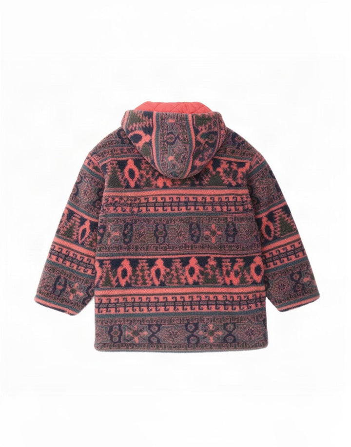 Santo Stefano Veste coupe-vent à capuche pour femme UK 14 Medium Multicolore