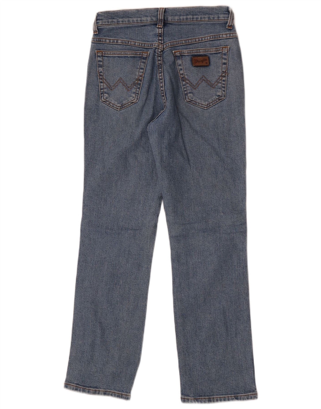 Wrangler Jean droit pour femme US 10 Medium W28 L28 Bleu Coton