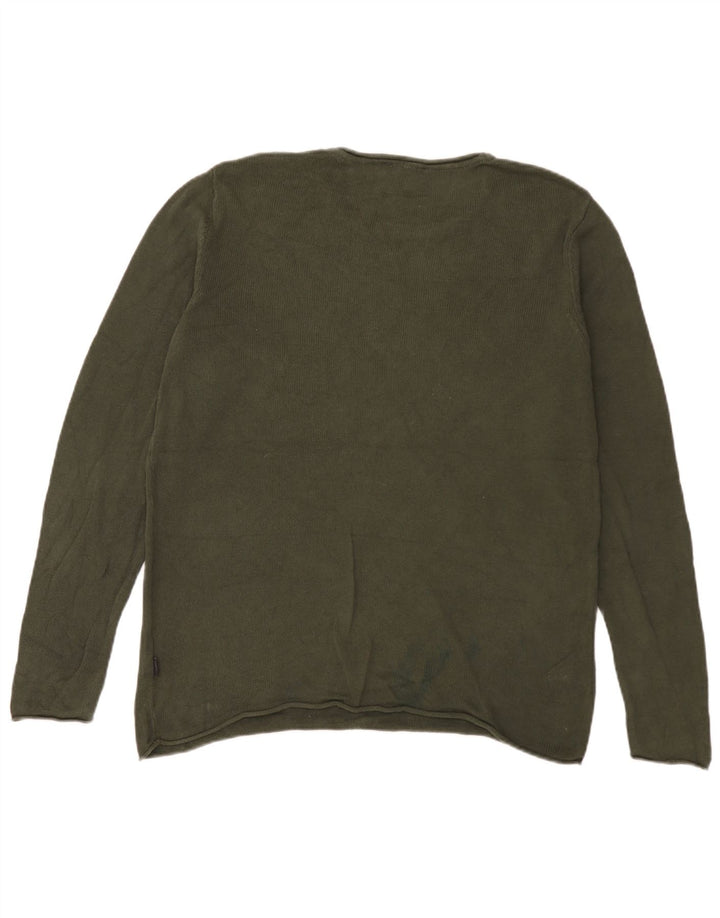 Jack & Jones Pull à col rond pour homme, grand vert