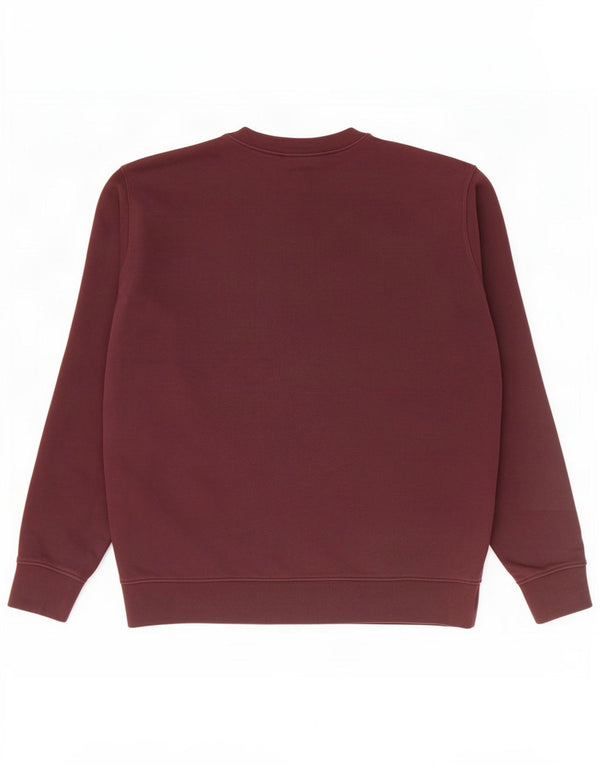 Marks & Spencer Sweat-shirt pour homme en coton bordeaux Taille L