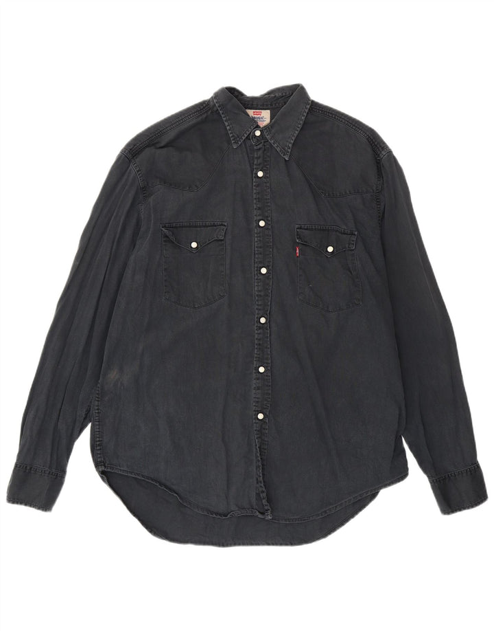 LEVI'S Chemise en Jean XL Homme Noir Coton