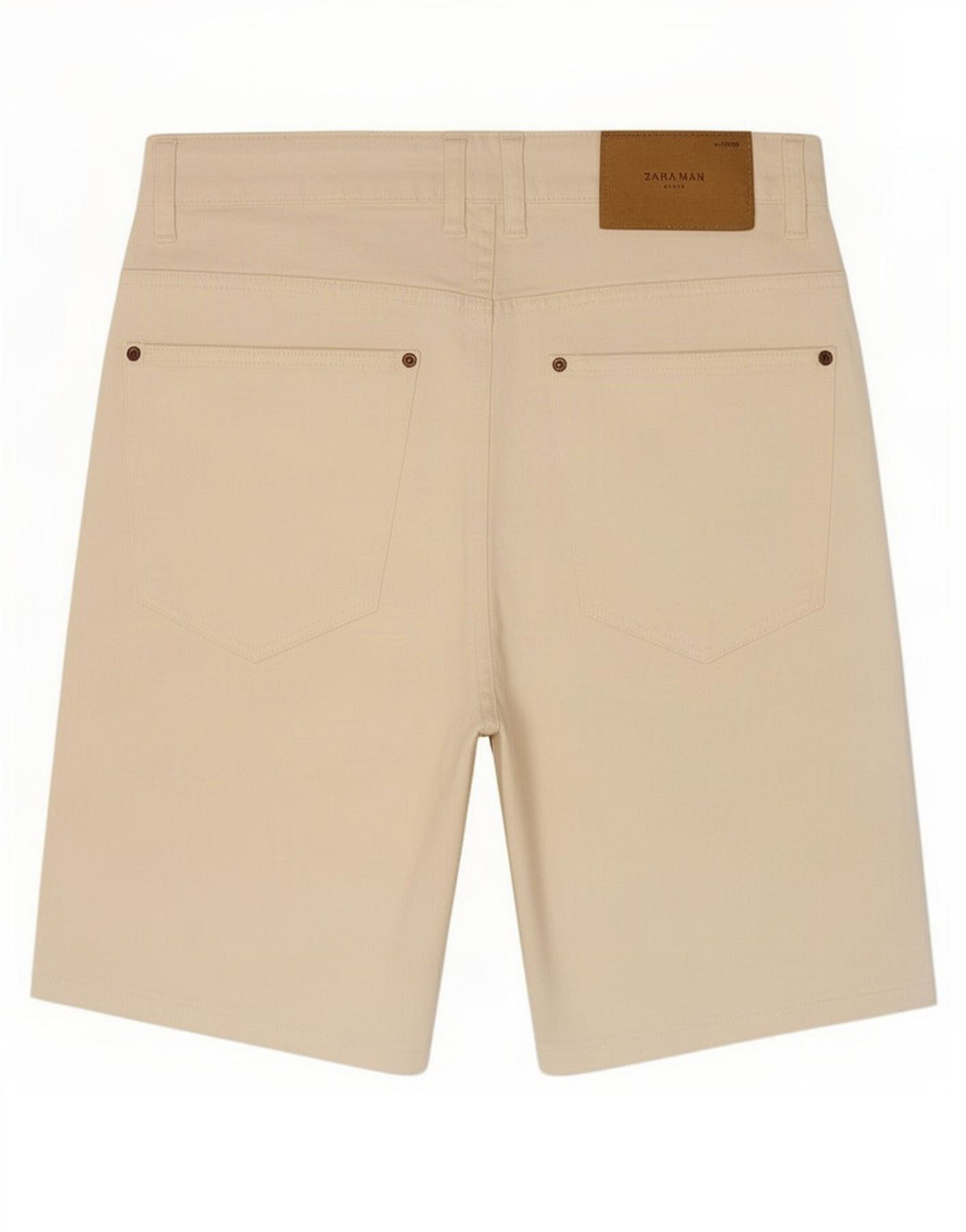 Zara Short en jean pour homme EU 42 Large W32 Blanc cassé