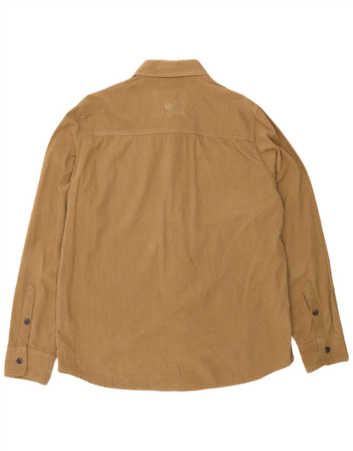 Fat Face Chemise Velours Côtelé Homme Large Beige Coton