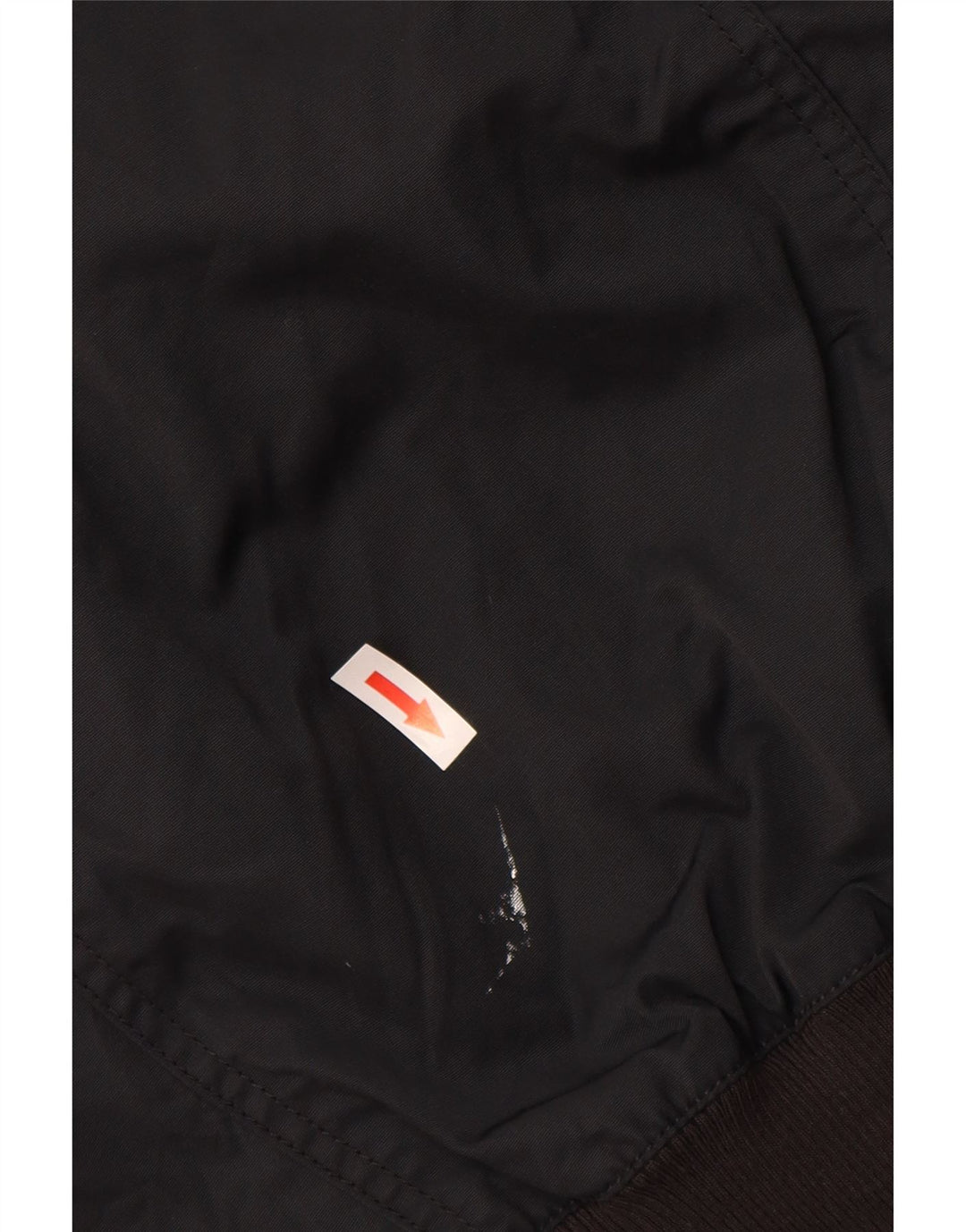 Massimo Dutti Veste Bomber Homme UK 40 Large Noir Polyacrylique