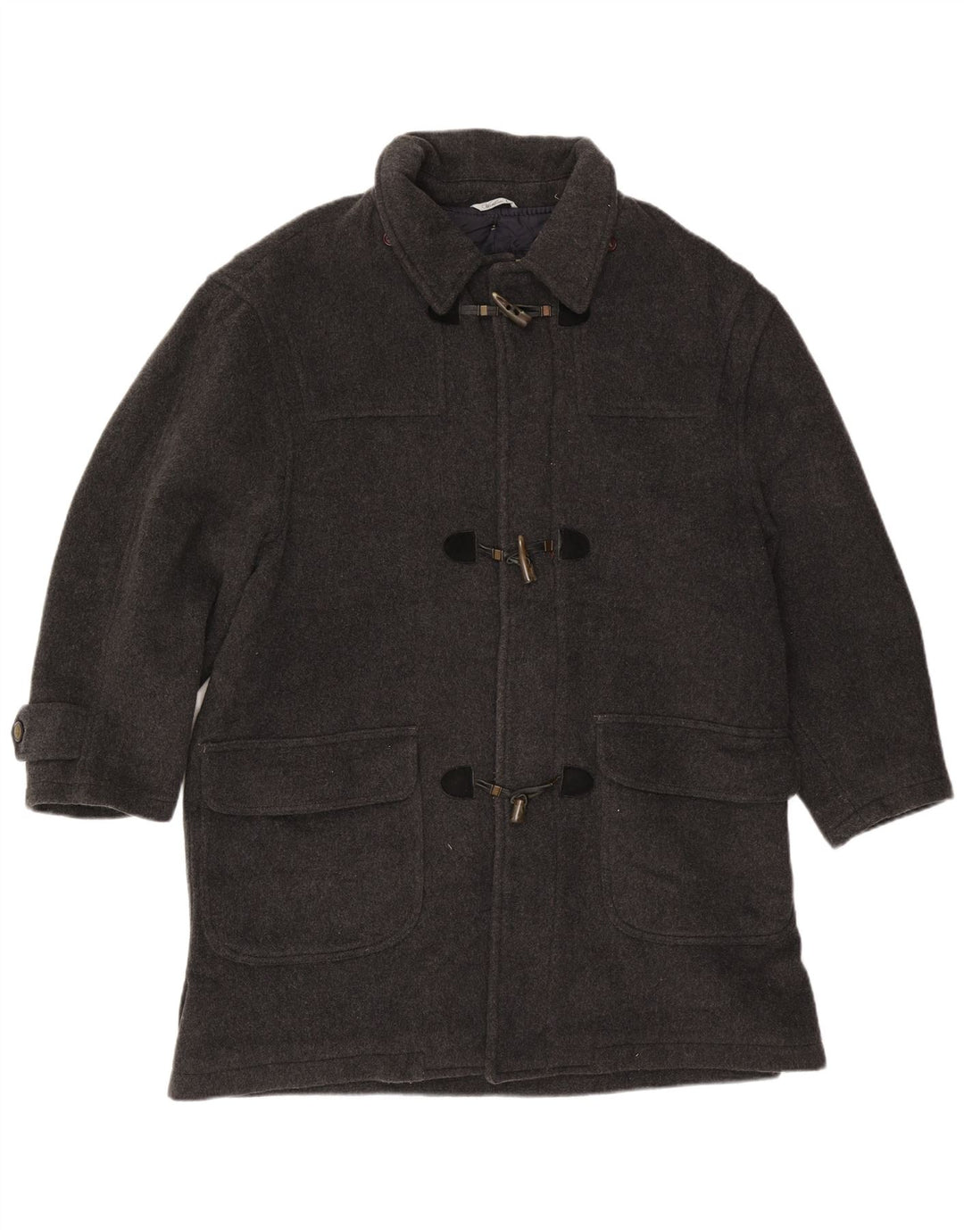 Wampum Duffle Coat Homme UK 40 Grand Gris