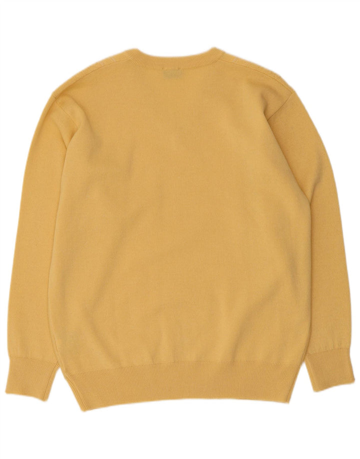Gabicci Pull Col V Homme Laine Jaune Moyen
