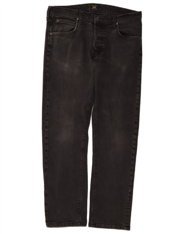 Lee Jean Droit Daren W33 L29 Homme Noir Coton