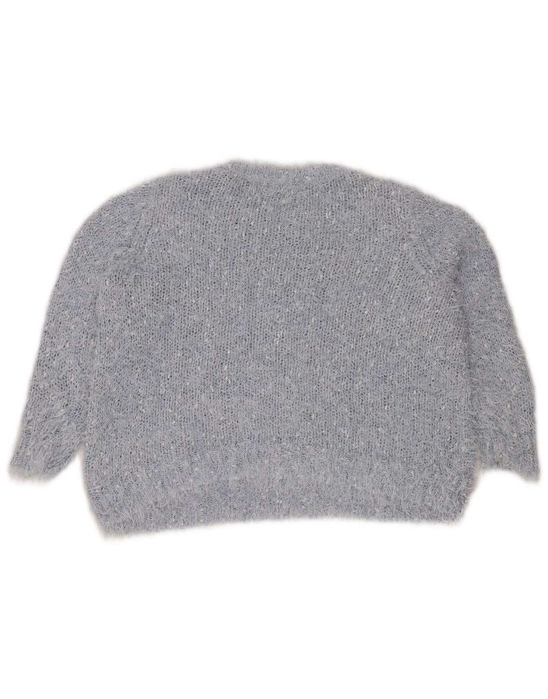 Marks & Spencer Pull à col rond pour femme UK 20 2XL Bleu Polyester